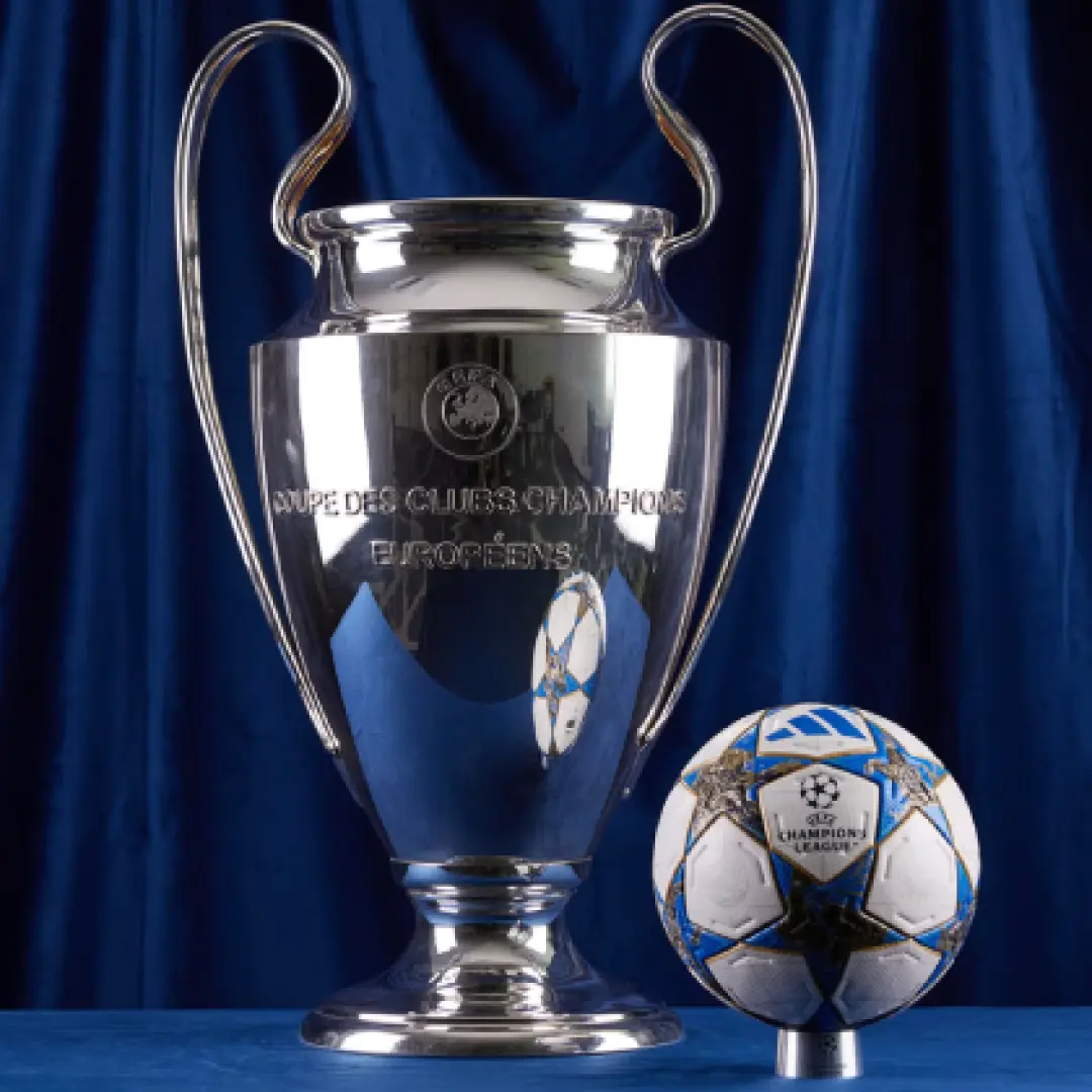 Champions league pokal ball uefa